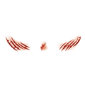 Halloween Claw Scar Tattoo Stickers