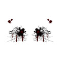 Ghost Web Halloween Tattoo Stickers