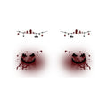 Pumpkin Blood Halloween Tattoo Stickers