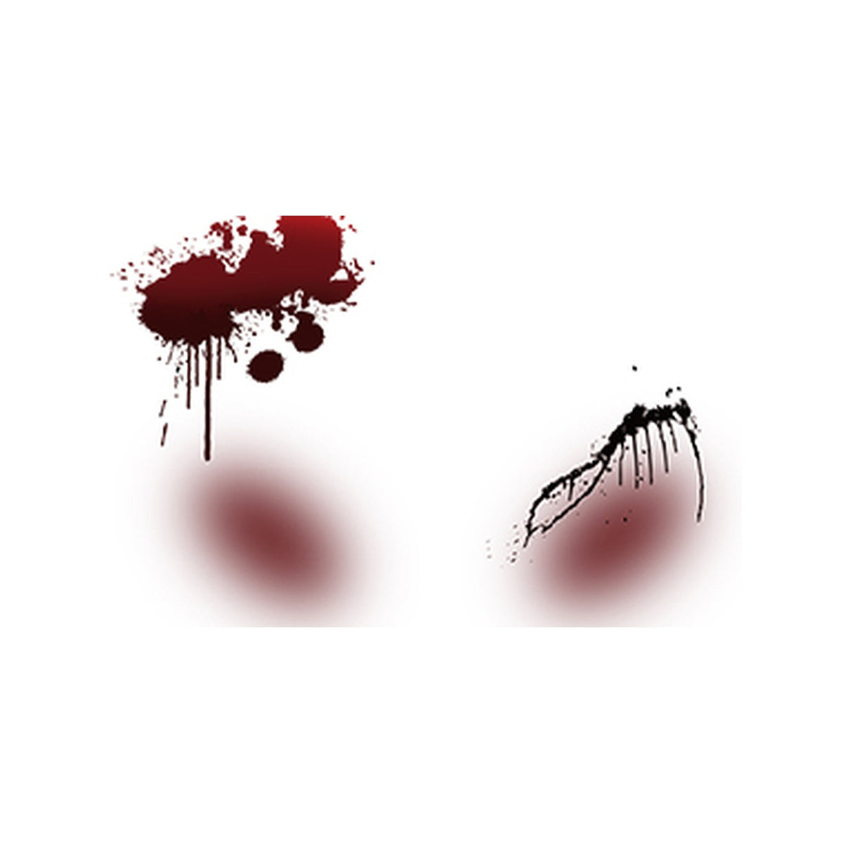 Stain Stitch Halloween Tattoo Stickers