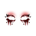 Horn Drip Halloween Tattoo Stickers