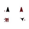 Devil Heart Halloween Tattoo Stickers