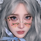 Christmas Candy Cane Bauble Face Temporary Tattoos