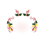 Candy Cane Holly Bauble Christmas Face Temporary Tattoos