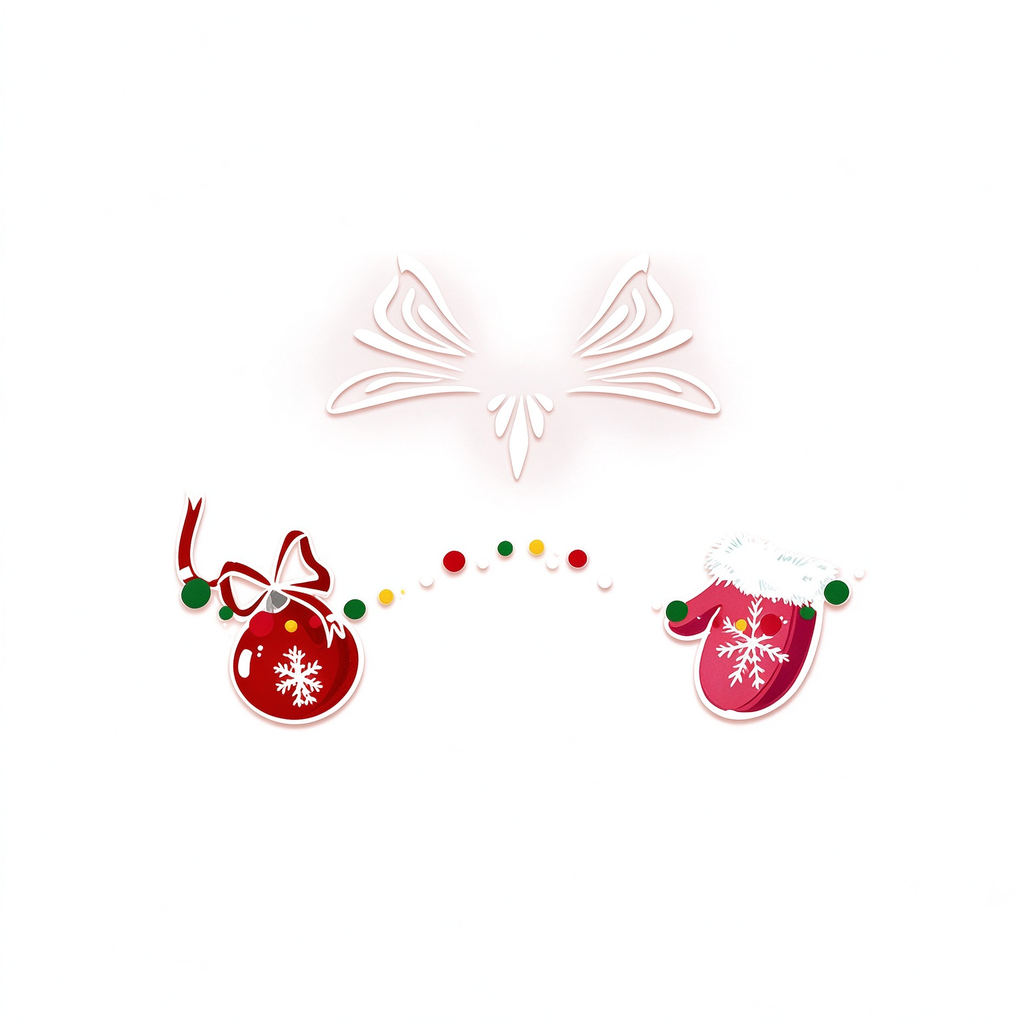 Bauble Mitten Face Tattoos