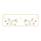 Metallic Glitter Snowflake & Heart Temporary Tattoos