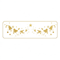 Metallic Glitter Bell & Bow Temporary Tattoos