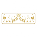 Metallic Glitter Bow & Candy Temporary Tattoos