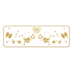 Metallic Glitter Bow & Candy Temporary Tattoos