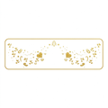 Metallic Glitter Heart & Candy Temporary Tattoos