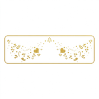 Metallic Glitter Heart & Candy Temporary Tattoos