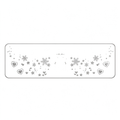Silver Glitter Snowflake & Heart Temporary Tattoos