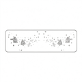 Silver Glitter Tree & Santa Temporary Tattoos