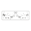 Silver Glitter Bow & Candy Temporary Tattoos