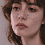 Silver Glitter Heart & Candy Temporary Tattoos