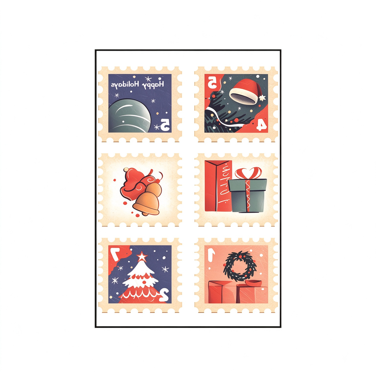 Christmas Stamp Tattoos