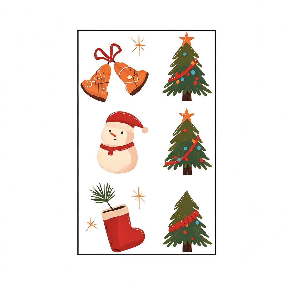 Simple Christmas Tattoos