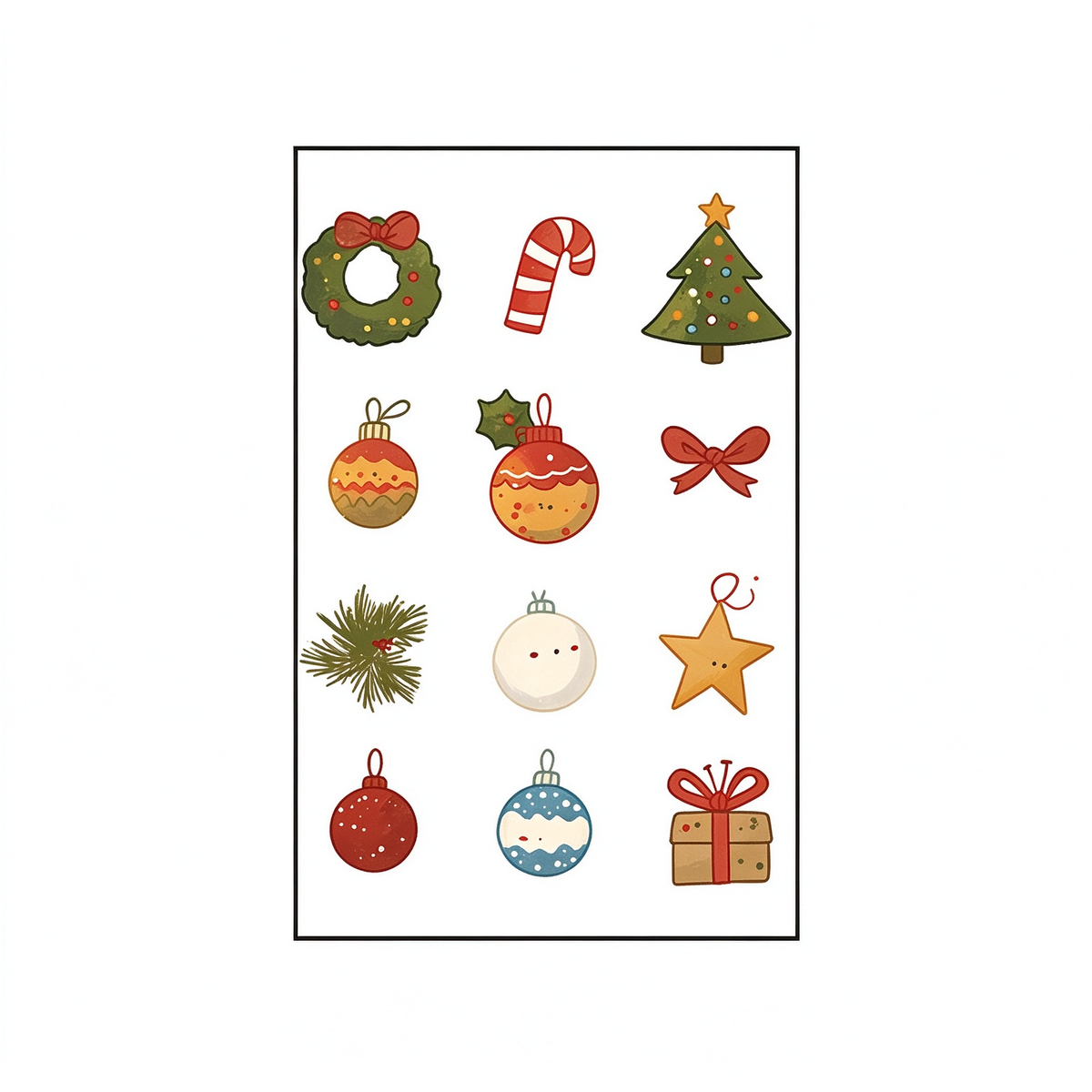 Christmas Ornament Tattoos