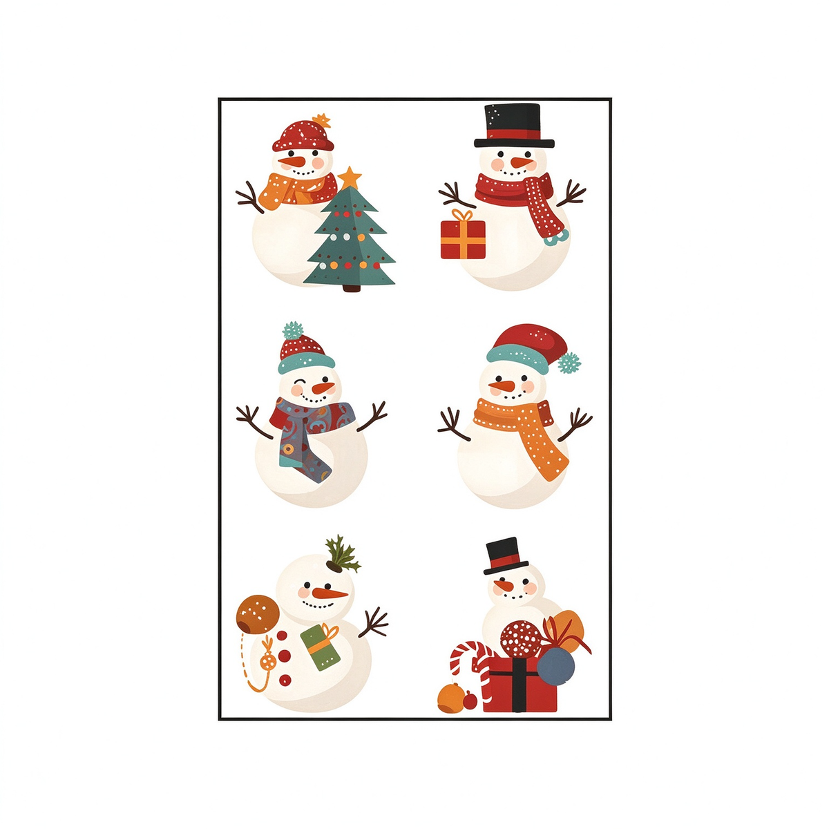 Cute Snowman Tattoos