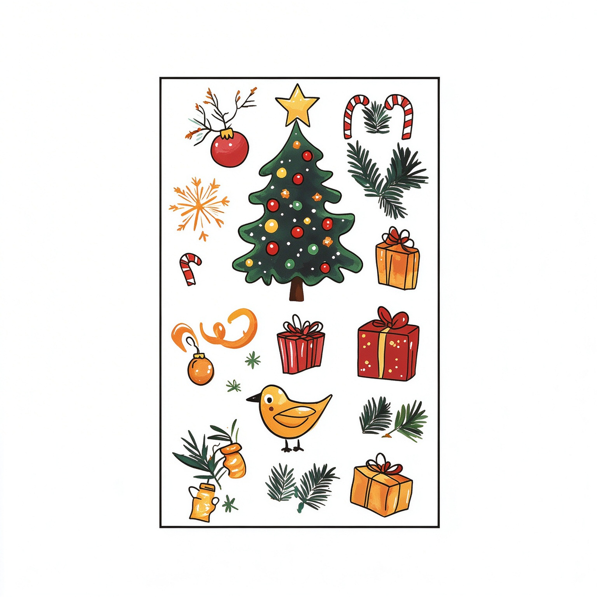 Bird Xmas Tattoos