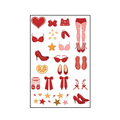 Red Fashion Girl Tattoos
