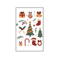 Retro Xmas Tree Tattoos