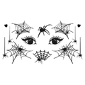 Spider Eye Tattoo Halloween Decal