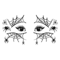 Web Spider Tattoo Halloween Decal