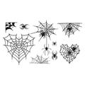 Mixed Web Tattoo Halloween Decal