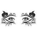 Pumpkin Witch Tattoo Halloween Decal