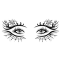 Castle Web Tattoo Halloween Decal