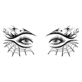 Spider Branch Tattoo Halloween Decal
