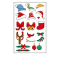 Christmas Hat Bow Sticker Pack
