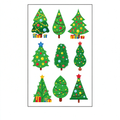 Decorated Christmas Tree Stickers