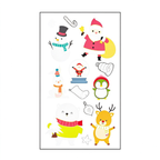 Snowman Bear Xmas Stickers
