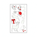 Reindeer Gift Xmas Stickers