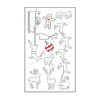 Gingerbread Xmas Stickers