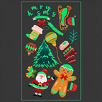 Santa Gingerbread Stickers