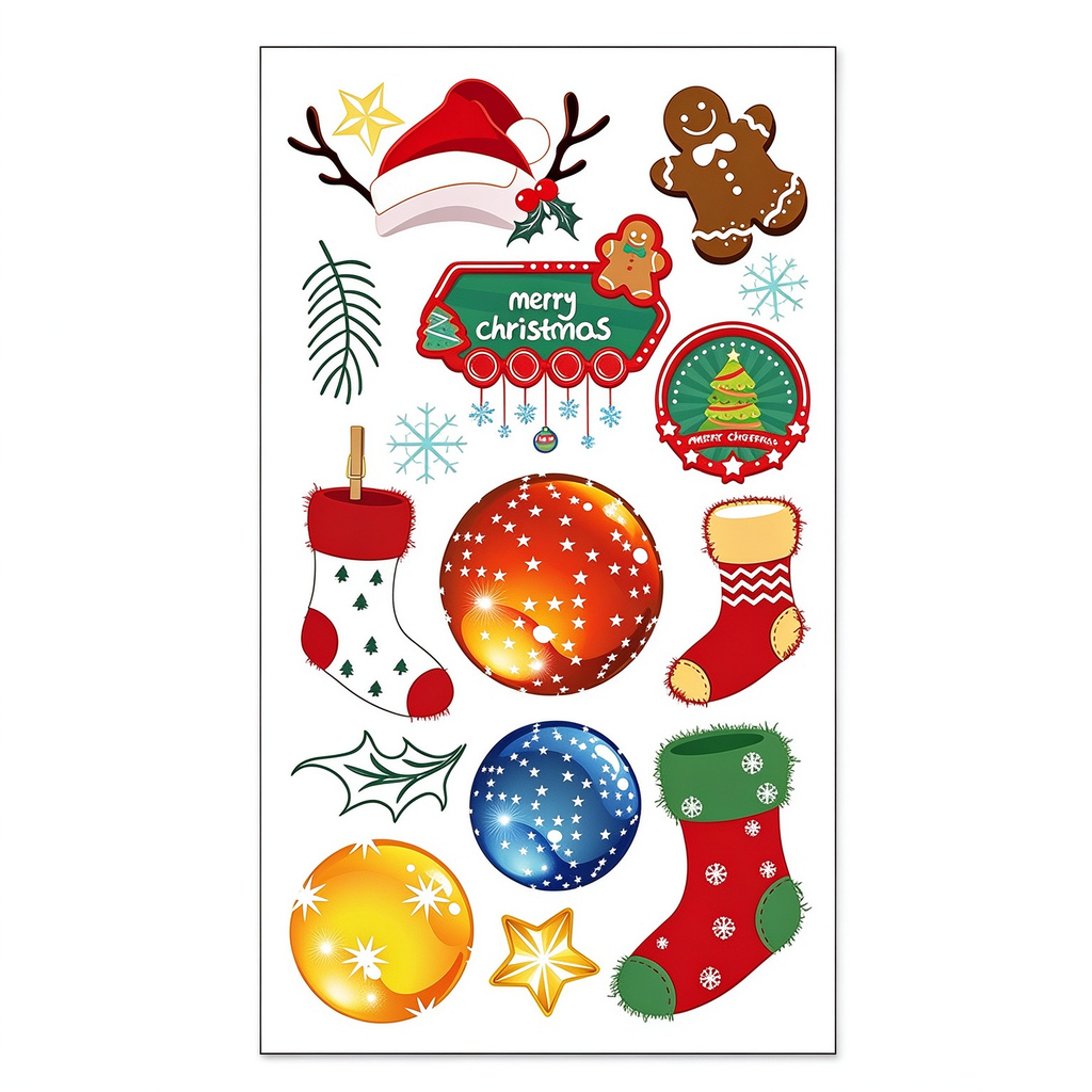 Ornament Gingerbread Stickers