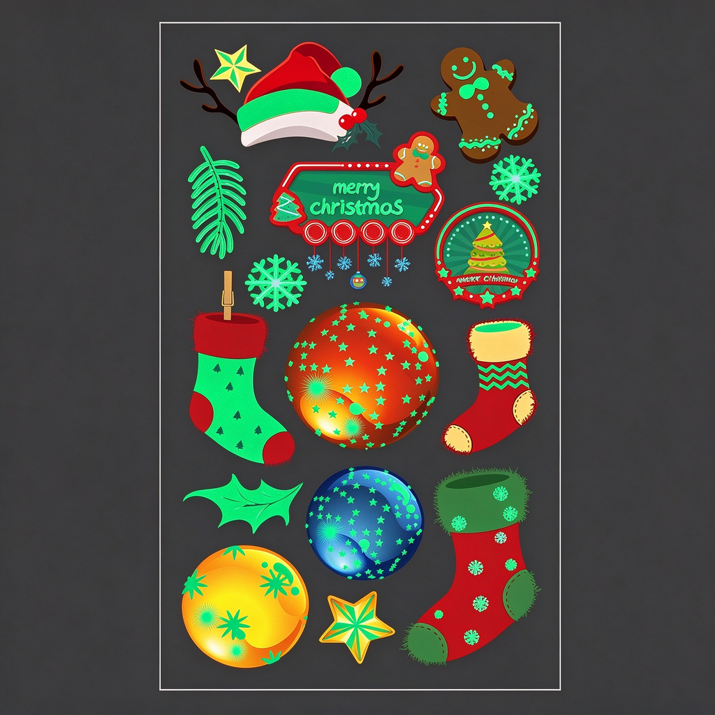 Ornament Gingerbread Stickers