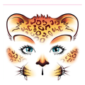 Cheetah Spot Face Tattoo