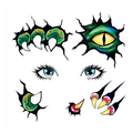 Dino Claw Face Tattoo