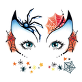 Spider Web Face Tattoo