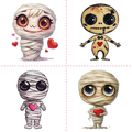 Heart Mummy Voodoo Doll Tattoo