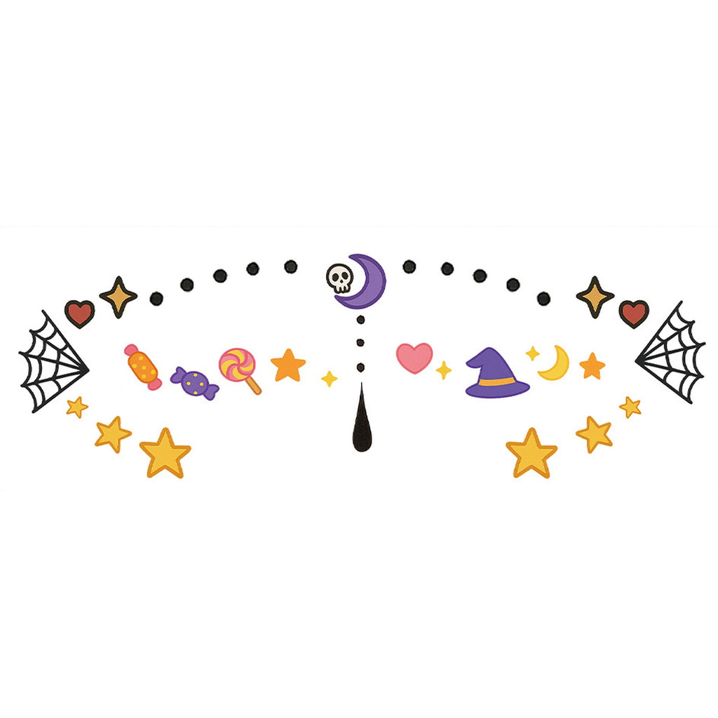 Candy Witch Halloween Tattoo