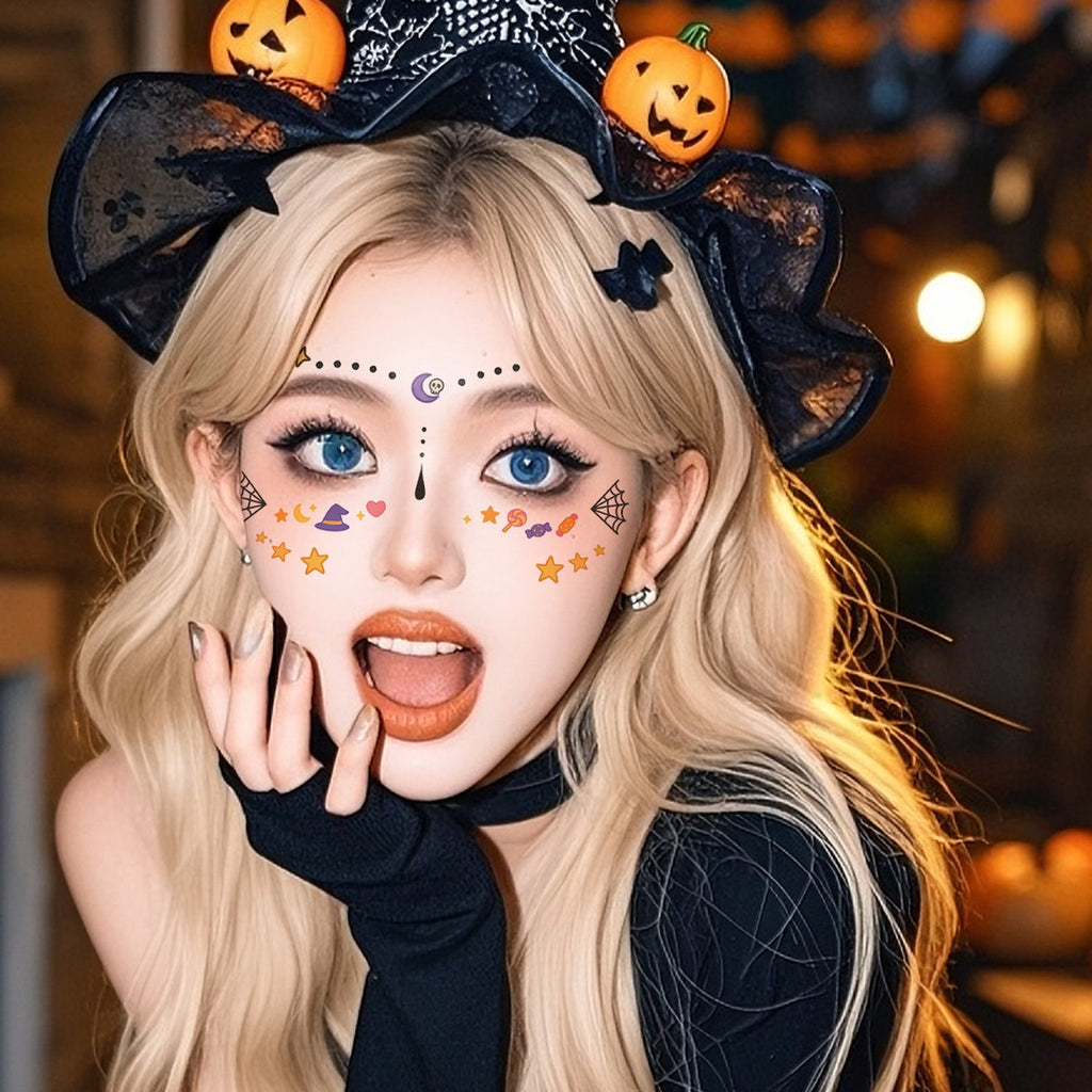 Candy Witch Halloween Tattoo