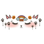 Cat Boo Halloween Tattoo