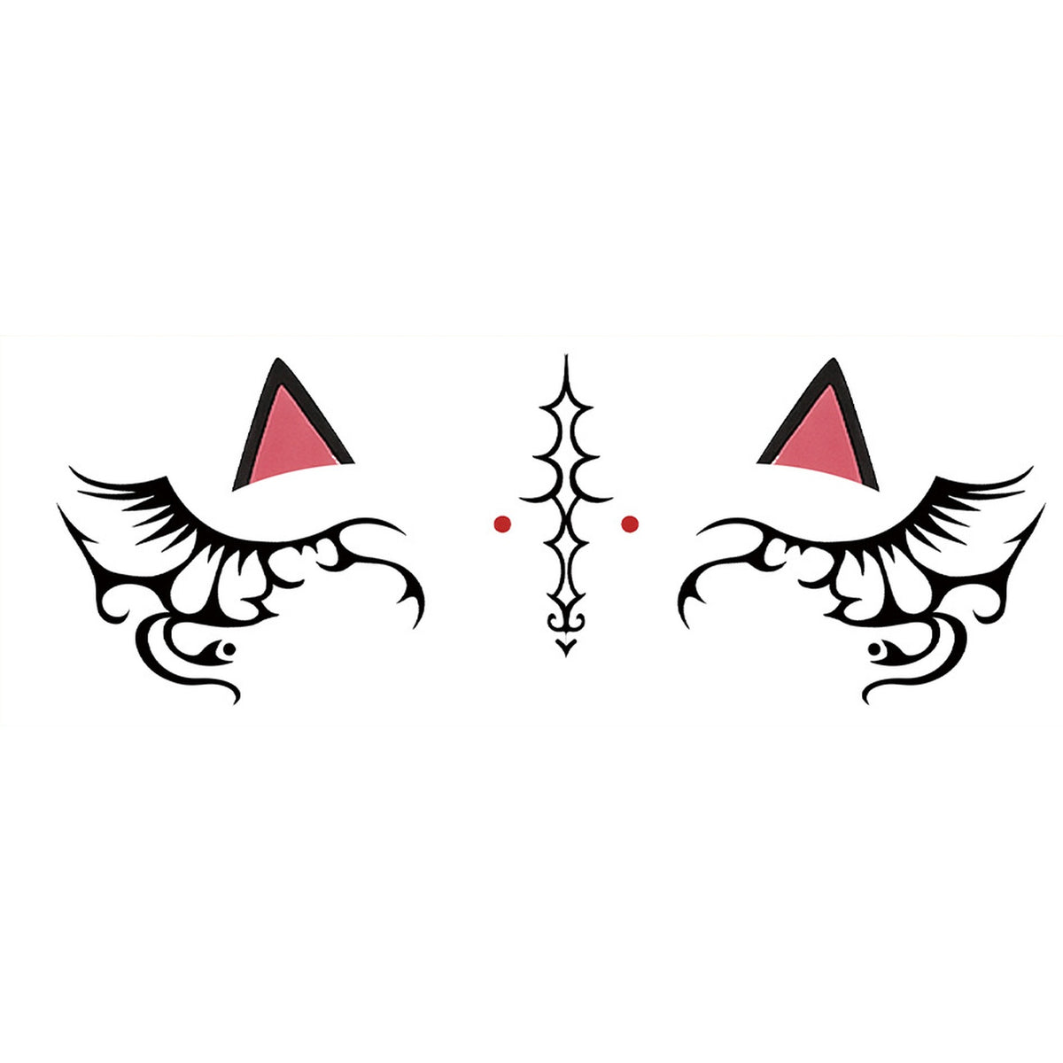 Cat Ear Halloween Tattoo