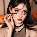 Ghost Witch Halloween Tattoo