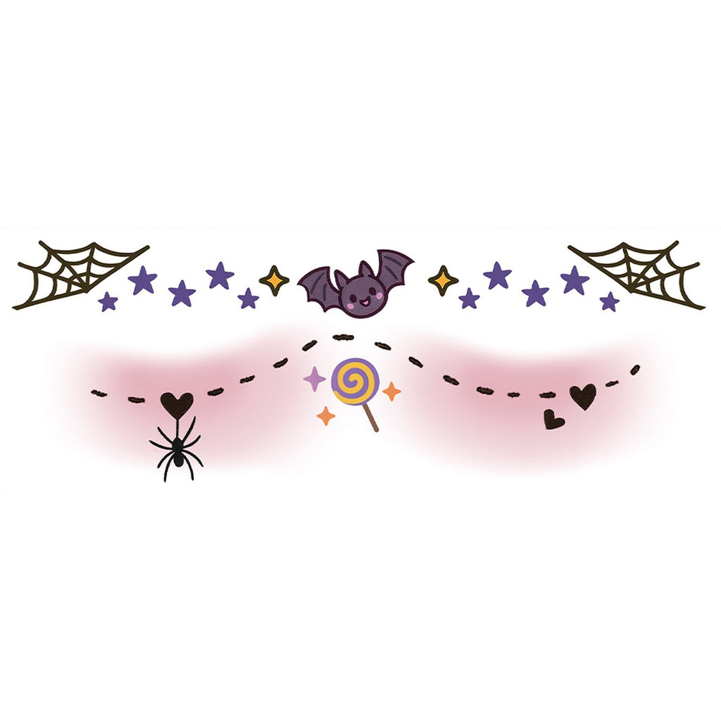 Bat Candy Halloween Tattoo